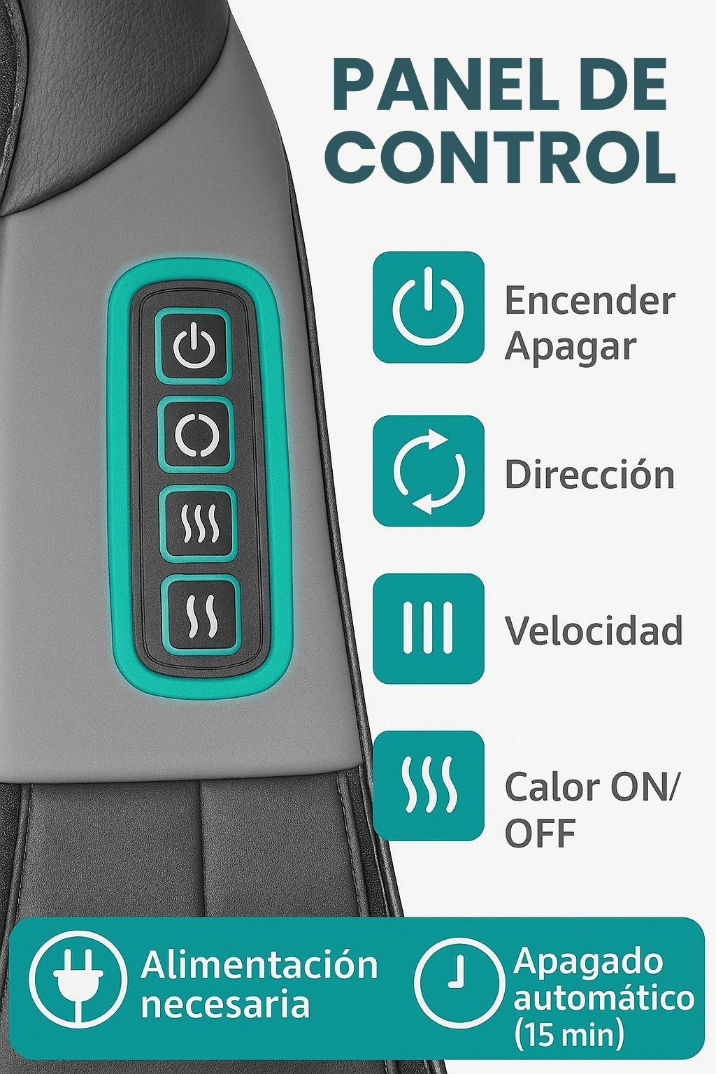 RELAXMAX™ MASAJEADOR TÉRMICO CERVICAL